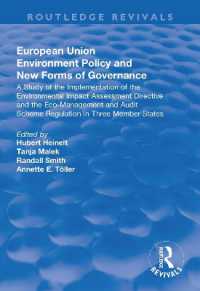 European Union Environment Policy and New Forms of Governance: A Study of the Implementation of the Environmental Impact Assessment Directive and the Eco-management and Audit Scheme Regulation in Three Member States : A Study of the Implementation of