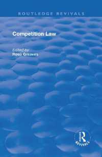 Competition Law (Routledge Revivals)