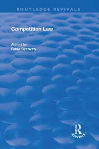 Competition Law (Routledge Revivals)