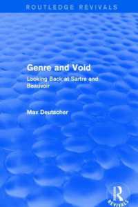 Genre and Void : Looking Back at Sartre and Beauvoir (Routledge Revivals)