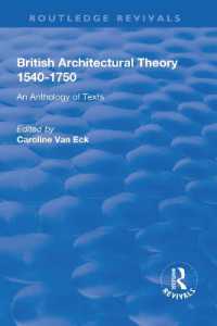 British Architectural Theory 1540-1750 : An Anthology of Texts (Routledge Revivals)