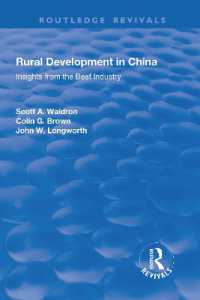 Rural Development in China : Insights from the Beef Industry (Routledge Revivals)