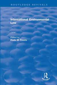 International Environmental Law, Volume I (Routledge Revivals)