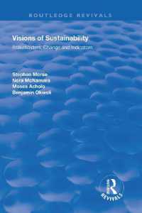 Visions of Sustainability : Stakeholders, Change and Indicators (Routledge Revivals)