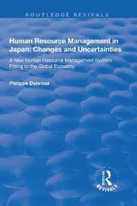 Human Resource Management in Japan : Changes and Uncertainties - a New Human Resource Management System Fitting to the Global Economy (Routledge Revivals)