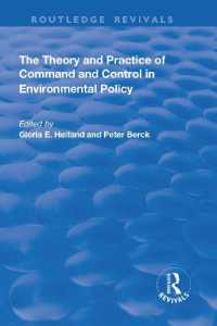 The Theory and Practice of Command and Control in Environmental Policy (Routledge Revivals)