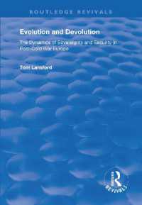 Evolution and Devolution : The Dynamics of Sovereignty and Security in Post-Cold War Europe (Routledge Revivals)