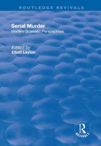 Serial Murder : Modern Scientific Perspectives (Routledge Revivals)