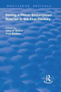 Saving a Place: Endangered Species in the 21st Century (Routledge Revivals)