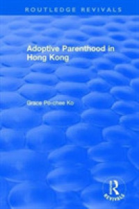Adoptive Parenthood in Hong Kong (Routledge Revivals)