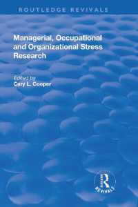 Managerial, Occupational and Organizational Stress Research (Routledge Revivals)
