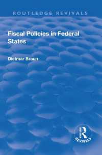 Fiscal Policies in Federal States (Routledge Revivals)