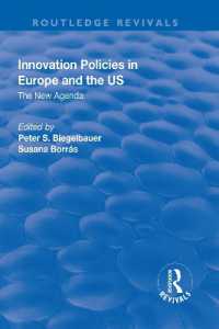 Innovation Policies in Europe and the US : The New Agenda (Routledge Revivals)