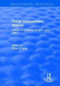 Inside Independent Nigeria : Diaries of Wolfgang Stolper, 1960-1962 (Routledge Revivals)