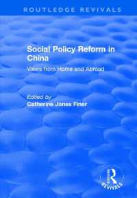 Social Policy Reform in China : Views from Home and Abroad (Routledge Revivals)