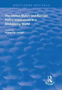 The United States and Europe: Policy Imperatives in a Globalizing World (Routledge Revivals)