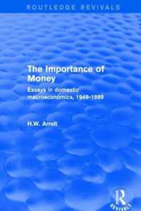 The Importance of Money : Essays in Domestic Macroeconomics, 1949-1999 (Routledge Revivals)