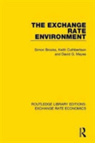 The Exchange Rate Environment (Routledge Library Editions: Exchange Rate Economics)