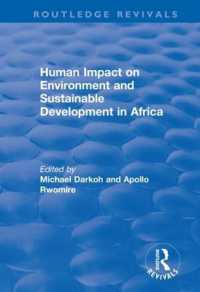 Human Impact on Environment and Sustainable Development in Africa (Routledge Revivals)