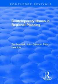 Contemporary Issues in Regional Planning (Routledge Revivals)