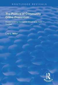 The Politics of Community Crime Prevention : Operation Weed and Seed in Seattle (Routledge Revivals)