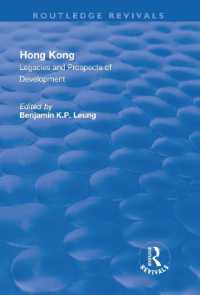 Hong Kong : Legacies and Prospects of Development (Routledge Revivals)