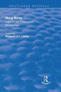 Hong Kong : Legacies and Prospects of Development (Routledge Revivals)