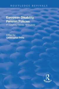 European Disability Pension Policies : 11 Country Trends 1970-2002 (Routledge Revivals)