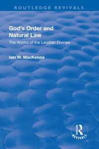 God's Order and Natural Law : The Works of the Laudian Divines (Routledge Revivals)