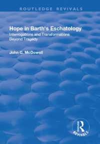 Hope in Barth's Eschatology : Interrogations and Transformations Beyond Tragedy (Routledge Revivals)