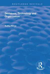 Decisions, Technology and Organization (Routledge Revivals)