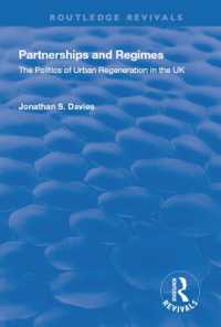 Partnerships and Regimes : The Politics of Urban Regeneration in the UK (Routledge Revivals)