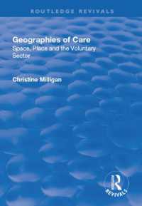 Geographies of Care : Space, Place and the Voluntary Sector (Routledge Revivals)