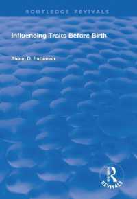 Influencing Traits before Birth (Routledge Revivals)