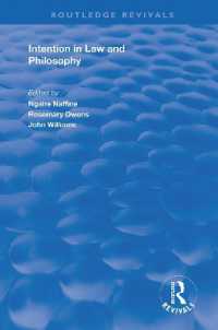 Intention in Law and Philosophy (Routledge Revivals)