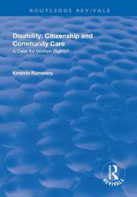Disability, Citizenship and Community Care: A Case for Welfare Rights? : A Case for Welfare Rights? (Routledge Revivals)