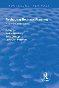 Reshaping Regional Planning : A Northern Perspective (Routledge Revivals)