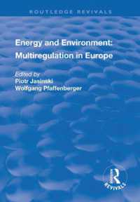 Energy and Environment: Multiregulation in Europe (Routledge Revivals)