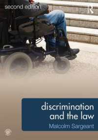 差別と法（第２版）<br>Discrimination and the Law 2e （2ND）