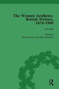 The Women Aesthetes vol 1 : British Writers, 1870-1900