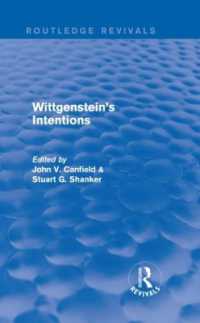 Wittgenstein's Intentions (Routledge Revivals) (Routledge Revivals)