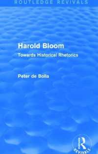 Harold Bloom (Routledge Revivals) : Towards Historical Rhetorics (Routledge Revivals)