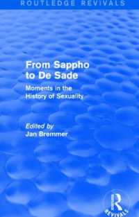 From Sappho to De Sade (Routledge Revivals) : Moments in the History of Sexuality (Routledge Revivals)