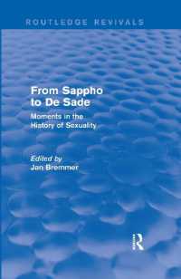 From Sappho to De Sade (Routledge Revivals) : Moments in the History of Sexuality (Routledge Revivals)