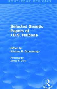 Selected Genetic Papers of J.B.S. Haldane (Routledge Revivals) (Routledge Revivals)