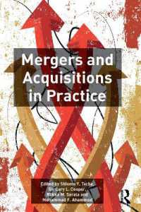 M&Aの実務<br>Mergers and Acquisitions in Practice