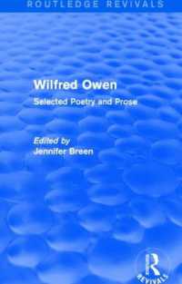 Wilfred Owen (Routledge Revivals) : Selected Poetry and Prose (Routledge Revivals)