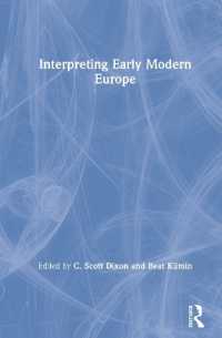 近代初期ヨーロッパ史解釈入門<br>Interpreting Early Modern Europe