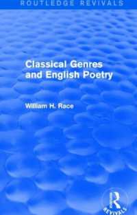 Classical Genres and English Poetry (Routledge Revivals) (Routledge Revivals)