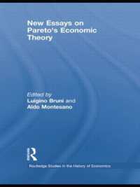 New Essays on Pareto's Economic Theory (Routledge Studies in the History of Economics)